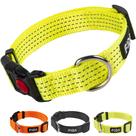 Coleira para cães Fida Reflective Nylon com fivela de segurança Coleira para cães Fida Reflective Nylon com fivela de segurança