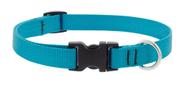 Coleira para cães Lupine Pet Aqua 1,9 cm de largura ajustável 23-36 cm Coleira para cães Lupine Pet Aqua 1,9 cm de largura ajustável 23-36 cm
