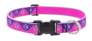 Coleira para cães LupinePet Reflective Ajustável 41-71 cm rosa