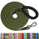 Coleira para cães NTR Heavy Duty de 15 pés com gancho giratório com trava Coleira para cães NTR Heavy Duty de 15 pés com gancho giratório com trava