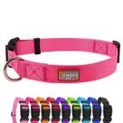 Coleira para cães PENSEEPET Hot Pink Nylon respirável para cães