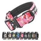 Coleira para cães TSPRO Tactical com adesivo e fivela de metal para cães