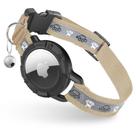 Coleira para gatos Odokele AirTag Tracker elástica reflexiva S 13 cm