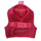 Coleira Peitoral com guia - Basic Aerado Pink para cães e gatos tamanho P