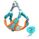 Coleira Peitoral para Cachorros e Gatos, Design Ergonômico, Faixa Reflexiva, Com Guia de Passeio
