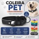 Coleira Pet com Suporte para Rastreador Airtag