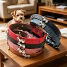 Coleira Pet Couro 40 cm Ajustável Conforto Robusta e Segura para Cães Premium cor:marrom Coleira Pet Couro 40 cm Ajustável Conforto Robusta e Segura para Cães Premium cor:marrom