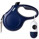 Coleira retrátil para cães Fida de 16 pés para cães grandes de até 50 kg, azul marinho Coleira retrátil para cães Fida de 16 pés para cães grandes de até 50 kg, azul marinho