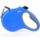 Coleira retrátil para cães Fida de 16 pés para cães pequenos de até 12 kg, azul