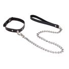 Coleira Slim com Corrente de Metal Resistente
