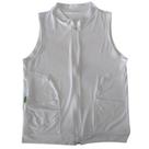 Colete academia uv zíper bolso fitness esportivo feminino