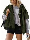 Colete acolchoado feminino casual com capuz Zhiyouni GG Colete acolchoado feminino casual com capuz Zhiyouni GG