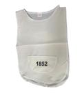 Colete Avental Infantil com Bolso - Tamanho Variado - Bege - 5 Unidades