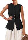 Colete blazer KIRUNDO, moderno para mulheres, elegante, casual para negócios