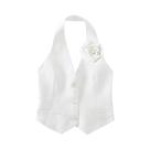 Colete Branco Sem Costas Com Alça Halter Para Mulheres, Top Casual Chic Da DUOPERI