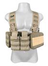 Colete Chest Rig Modular Tático com 4 acessórios JA Rio Militar Colete Chest Rig Modular Tático com 4 acessórios JA Rio Militar