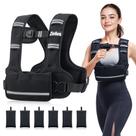 Colete com Peso ZELUS Ajustável 432 lb, Ajuste Ergonômico
