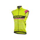 Colete Corta Vento Ciclismo Feminino ERT Cycling Team Rosa