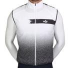 Colete Corta-Vento Estampado Branco Degrade Unissex WV Team