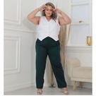 Colete Cropped Plus Size de Alfaiataria Feminino Tendencia