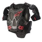 Colete Cross Alpinestars A6 Chest Preto Motocross Protetor Colete Cross Alpinestars A6 Chest Preto Motocross Protetor
