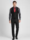Colete De Alfaiataria Masculino Preto Slim Fit Trabalho Dia A Dia Confortável Resistente Ao Amassar