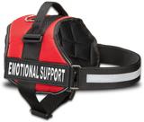 Colete de apoio emocional para cães Harness Industrial Puppy Red Small
