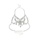 Colete De Corpo Com Strass De Cristal Para O Verão, Joia Para Festivais E Festas, Presente
