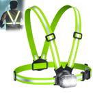 Colete de corrida com luz Viccux 500 lm, feixe ajustável, IPX4