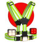 Colete de corrida reflexivo GREERRIDE Reflective com luzes