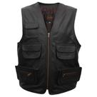 Colete de Couro Para Cavalgada SV7528 - Marrom