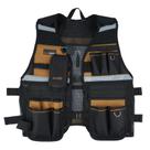 Colete de ferramentas MELOTOUGH Reflective Safety para homens com suporte para telefone