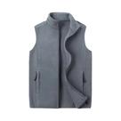 Colete De Fleece Masculino plus Size Quente Para Outono E Inverno, Sem Mangas, Em Cashmere