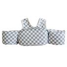 Colete de natação Ava + Oliver Toddler Floaties 11-23 kg Sage Checker