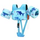 Colete de natação HeySplash para crianças de 6 a 14 kg com flutuadores de braço azul