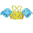 Colete de natação HeySplash Toddler Floaties ajustável 10-20 kg
