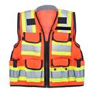 Colete de segurança AdirPro Surveyor Class 2 Heavy Duty para homens laranja