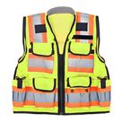 Colete de segurança AdirPro Surveyor High Visibility Reflective Yellow