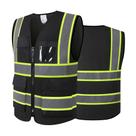 Colete de segurança ASIPHITU Reflective High Visibility 3XL Preto