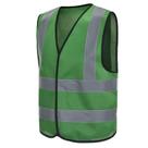 Colete de segurança AYKRM grande e alto verde de alta visibilidade 8XL