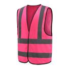 Colete de segurança AYKRM rosa reflexivo pequeno XS-8XL
