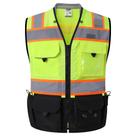 Colete de segurança JKSafety Hi-Vis Surveyor Heavy Duty PPE unissex