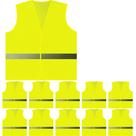 Colete de segurança PeerBasics Child 360 graus reflexivo amarelo Colete de segurança PeerBasics Child 360 graus reflexivo amarelo