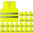 Colete de segurança PeerBasics Reflective High Visibility Yellow Colete de segurança PeerBasics Reflective High Visibility Yellow