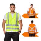 Colete de Segurança Refletivo com Bolso Brascamp Laranja ou Amarelo Alta Visibilidade Colete de Segurança Refletivo com Bolso Brascamp Laranja ou Amarelo Alta Visibilidade