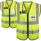 Colete de segurança refletivo TICONN High Visibility Class II (2PK)