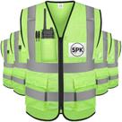 Colete de segurança refletivo TICONN High Visibility Class II Green