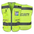 Colete de segurança TCCFCCT Security Guard High Visibility M