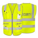 Colete de segurança Uno Mejor Security Guard Reflective 9 bolsos
