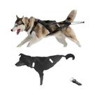 Colete De Tração Refletivo Impermeável Grande Para Cães, Para Treinamento E Puxar Cargas